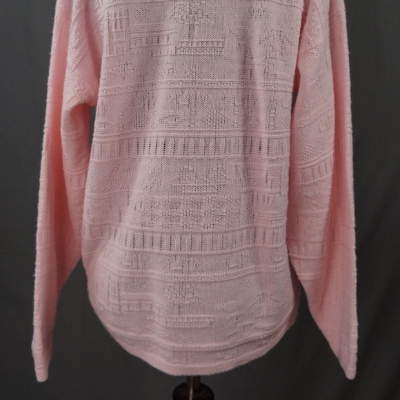 VTG Jane Adams Sweater Pink, Valley Girl, 80's - Picture 5 of 7